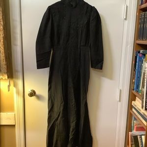 Antique Black Morning Gown